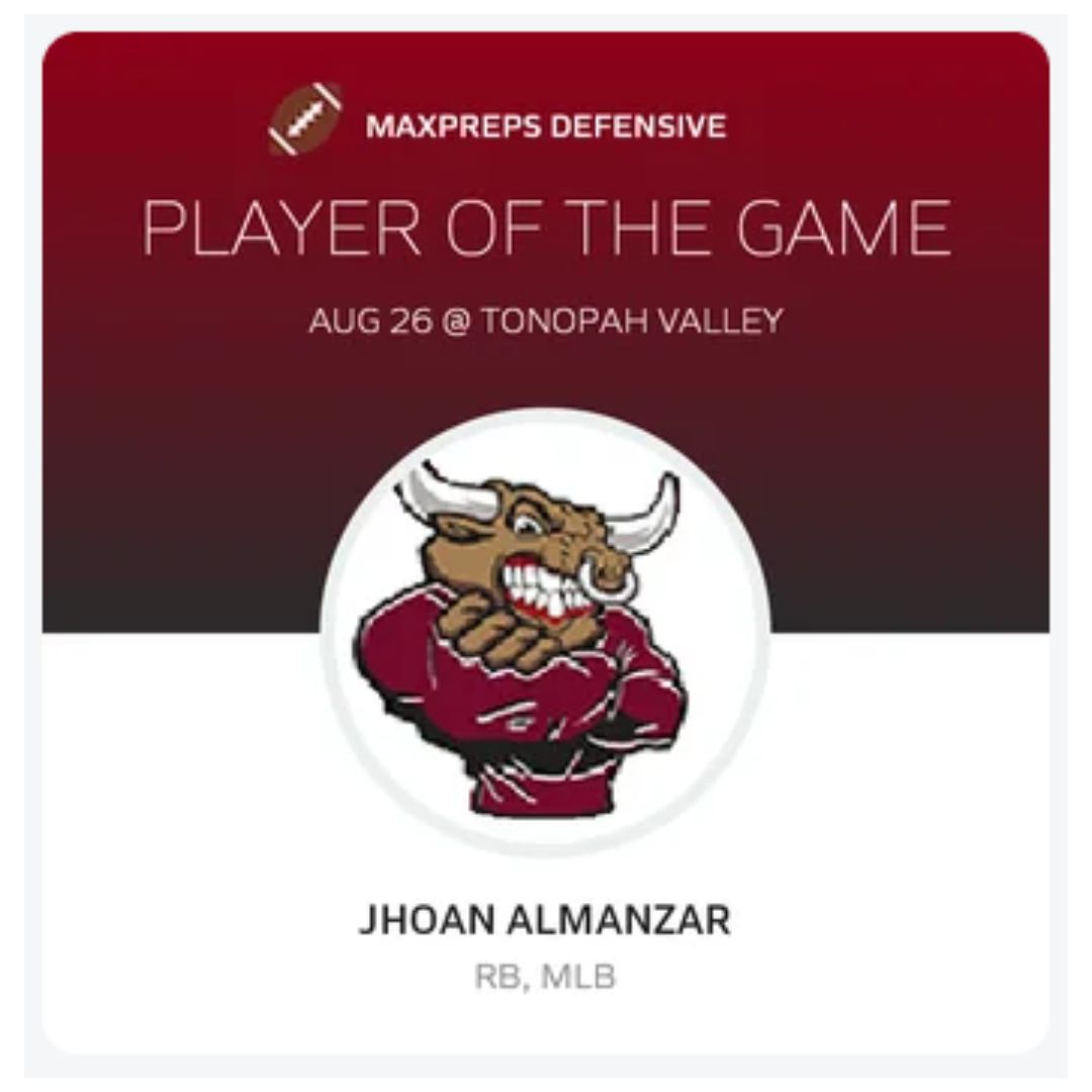 OIfootballbc's tweet photo. #playoftheday #5 Jhoan Almanzar was named #DefensePlayeroftheGame by @MaxPreps for 11 tackles at the 8/26 🏈 game against TVHS. He has 21 tackles to his credit in our first 2 games. @GOMINOTAURS #beastmode #oneteamonedream #builtnotborn #oifootball https://t.co/vG8OE4p67M