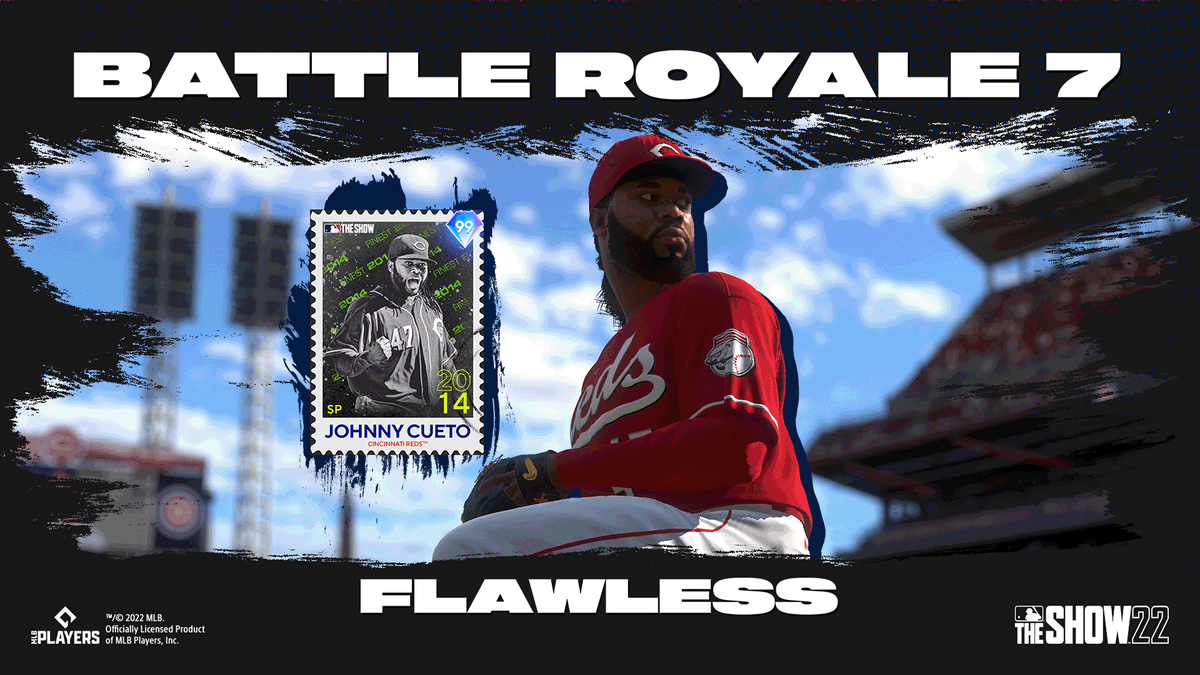2014 Retro Finest Johnny Cueto is part of the Flawless Pack in Battle Royale (BR) 7! 😤🇩🇴
<a href="/JohnnyCueto/">Johnny Cueto</a>

#MLBTheShow #MLBDominicana