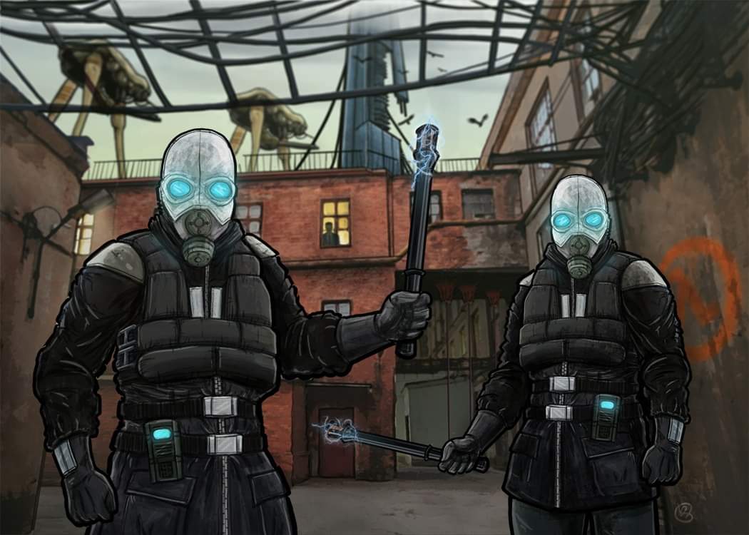 Shamaz084's tweet image. Been stupid busy with life lately. Finally finished this last week! 
&quot;Checkpoint&quot;

#artistatwork #makecoolstuff #halflife #Checkpoint #hl2 #fanart #photoshop