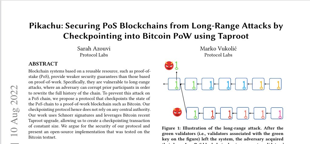 The end game of alternative consensus mechanisms is to be secured by Bitcoin PoW.