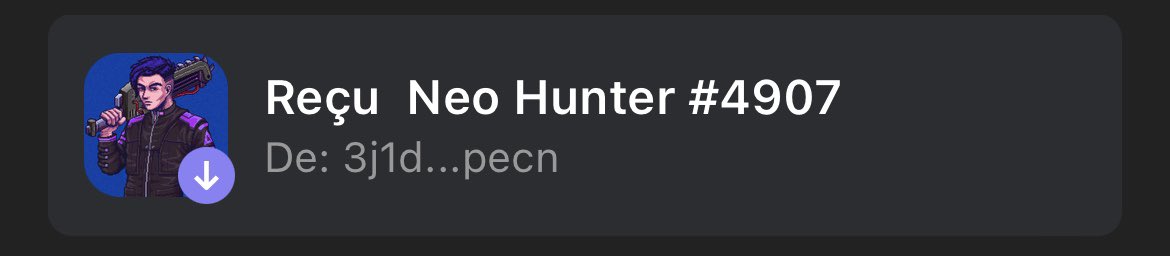 BeebopFive's tweet photo. I though it was impossible… But yeah! I won a raffle! Thank you so much @neohunter 🎉!! This is really amazing 🤯! Team is building strongly, so everyone can be rewarded 🔥 Can’t wait what is coming next ! @NeoHCommunity #JointheHunt https://t.co/1WPCp94bMF