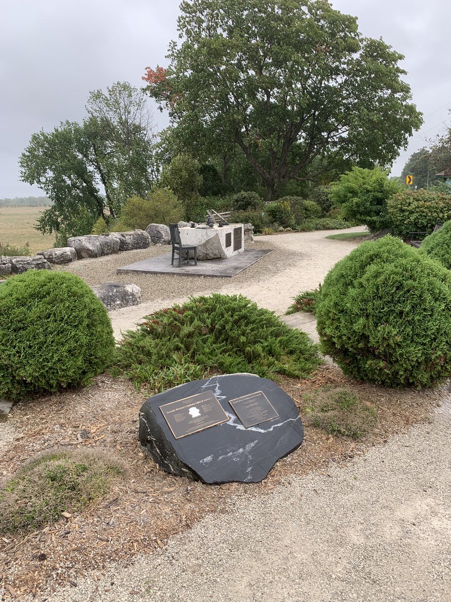 A great tribute near Kemble, ON to the third Women’s Institute formed in the world, in the fall of 1897. The <a href="/FWIOntario/">Women's Institute</a> &amp; their counterparts continue to do significant good work in rural Ontario &amp; around the world! Another stop checked off my #Summer2022BucketList! #RuralMatters