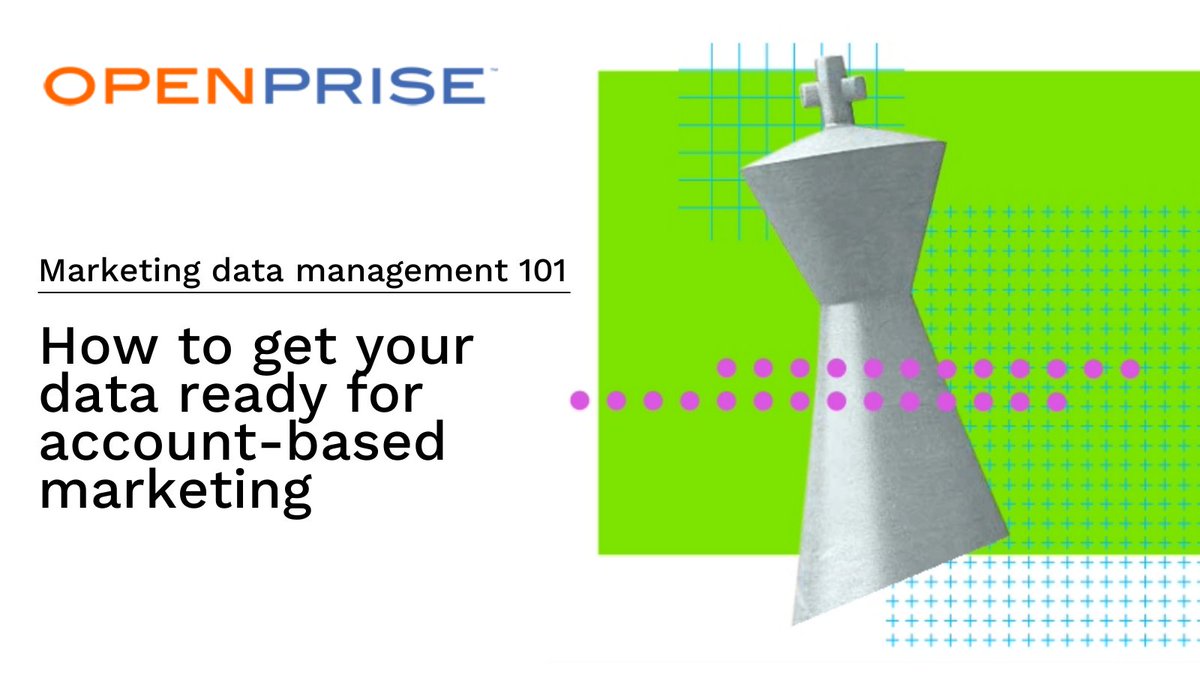 OpenpriseTech's tweet photo. To identify which accounts to place in an #ABMprogram, you must have a well-segmented database according to firmographic attributes including:
π Company Size
πΊοΈ Geography
ποΈ Industry
Learn more in our #MarketingGuide: https://t.co/p03FyZsnRt https://t.co/5Elhu9EJr1
