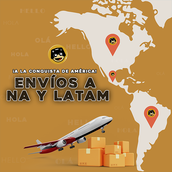 DAGamersStore's tweet photo. ✈️ ¡Envíos Internacionales! 🤩
Norte, Centro, Sur... América. Nuestros productos llegan a tu ciudad o país.
🔸 Visita nuestra tienda: https://t.co/GLtxK72IRv
🔸 Escribe a nuestro WhatsApp: https://t.co/xD6VcZYv0x

#DAGamers #dagamersstore #Latam #shipping #tienda #videojuegos https://t.co/oEVzjQ9ntp