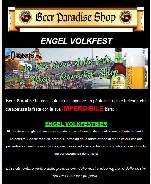 BeerP_shop's tweet photo. è arrivata la tua birra delle feste : ENGEL VOLKFESTBIER

👇 clicca qui
https://t.co/3t9ZtCYnUU

#engelbier #nuovebirre #engelvolkfestbier #birra #beerparadiseshop #solodanoiilmeglio https://t.co/VOLpjf6Vb1