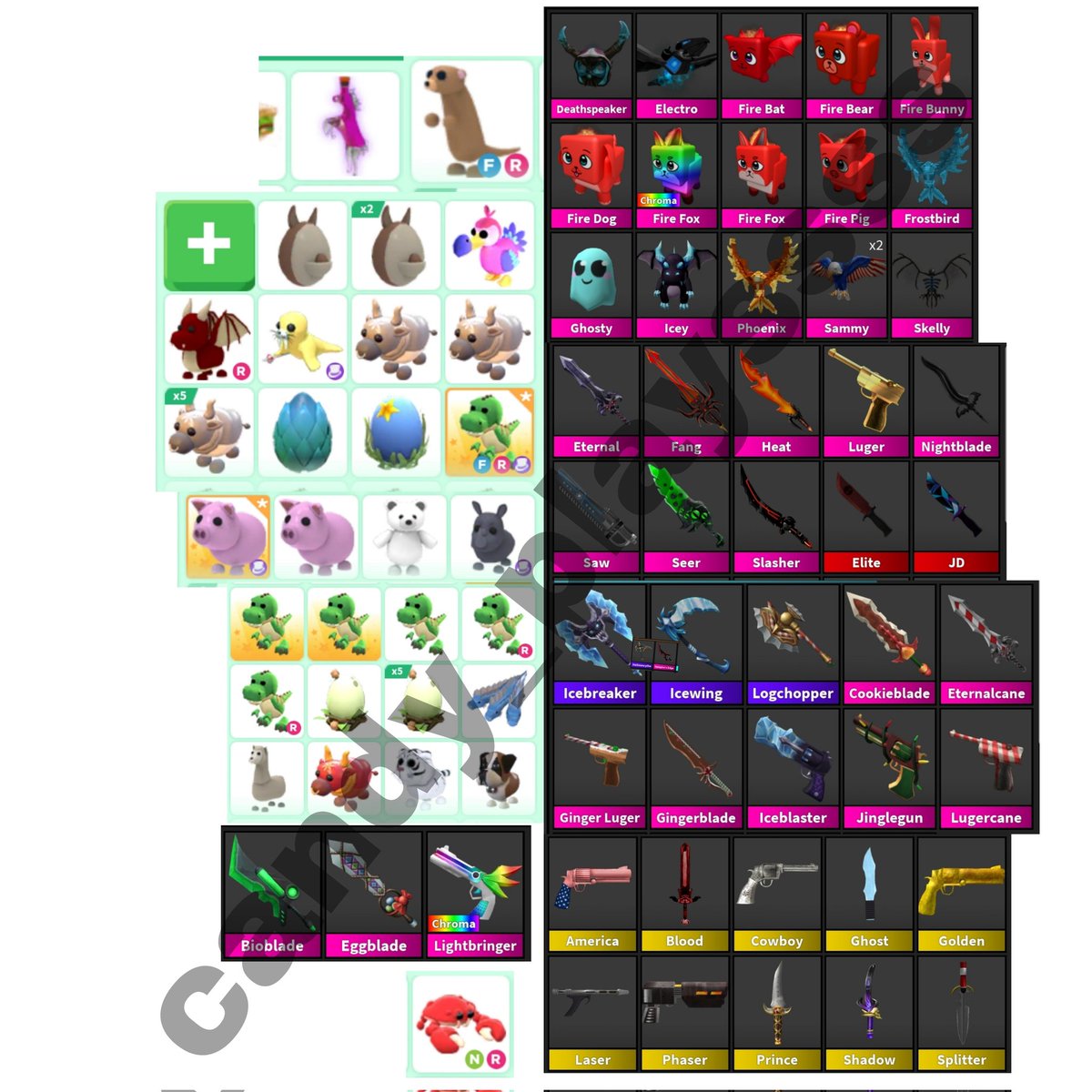 munchlies's tweet photo. TRADING MM2 STUFF FOR RHD royale high diamond 
adopt me pets for rhd 
mm2 for royale high sets/halo/rhd
tags ; mm2 for rhd adopt me for rhd  #adoptmecrosstrading #adoptmetrading #royalehighcrosstrades #royalehighrhd #royalehighdiamonds #RoyaleHighHalo https://t.co/y5kCJBieux
