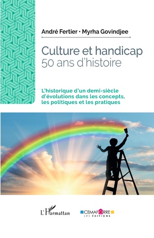 fertier's tweet photo. Mon nouvel essai "Culture et handicap 50 ans d'histoire", écrit en collaboration avec Myrha Govindjee.  
Editions @HarmattanParis 
#handicap #culture #discrimination #grandage #citoyenneté #diversite #droitculturel #ehpad https://t.co/LMbhZVMCPu