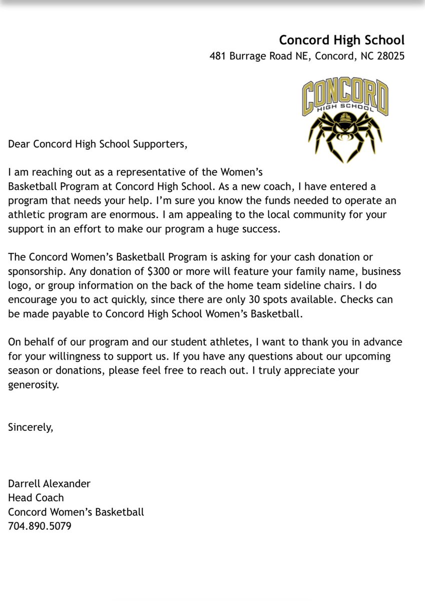 CoachDRAlexand1's tweet photo. Lady Spider would like support from.The community and alumni to help build a solid program. https://t.co/for6OHoZ8q