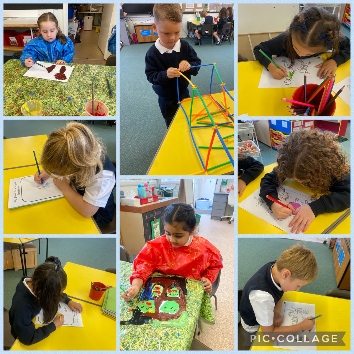 SullyPS's tweet photo. Reception LA are having a lovely first morning in school. We are busy exploring and getting to know our new classroom and outdoor area 🏫🖍🎨 #spsreception https://t.co/OC54KM2PQv