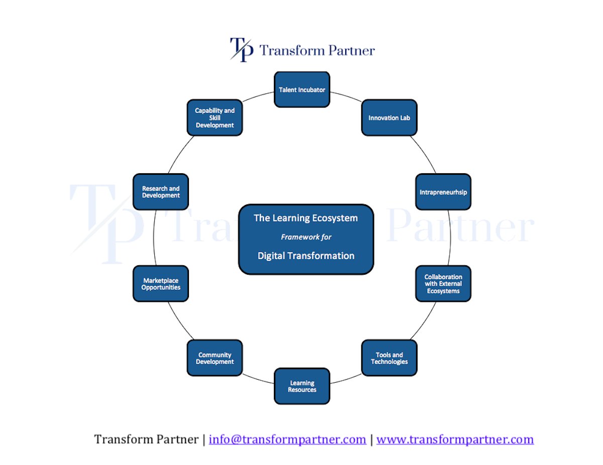 TransformPartnr's tweet photo. Design and Setup your #LearningEcosystem to accelerate your #DigitalTransformation and #CulturalTransformation.

#Innovation
#Intrapreneurship
#Startups
#Collaboration
#Community 
#Reskilling
#newtech https://t.co/UFnaOUpMyb