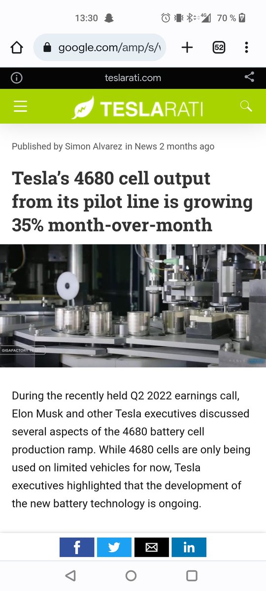 Changdname's tweet photo. Its as if people already forgot Q2 talks.
https://t.co/BVs5v47s4h
35% growth MoM Kato road, dry electrode automated, giga Texas to pass Kato road, as will giga Berlin.

Its a "slow" ramp but they are ramping tremendously IMO based on given info from the company https://t.co/q05ymMNqkj