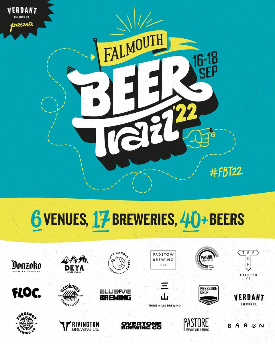 PressureDropBrw's tweet photo. Another great event happening down in Falmouth!
You can find our beers @VerdantSeafood & Underland
#FBT22 https://t.co/lFXf1QLvDm
