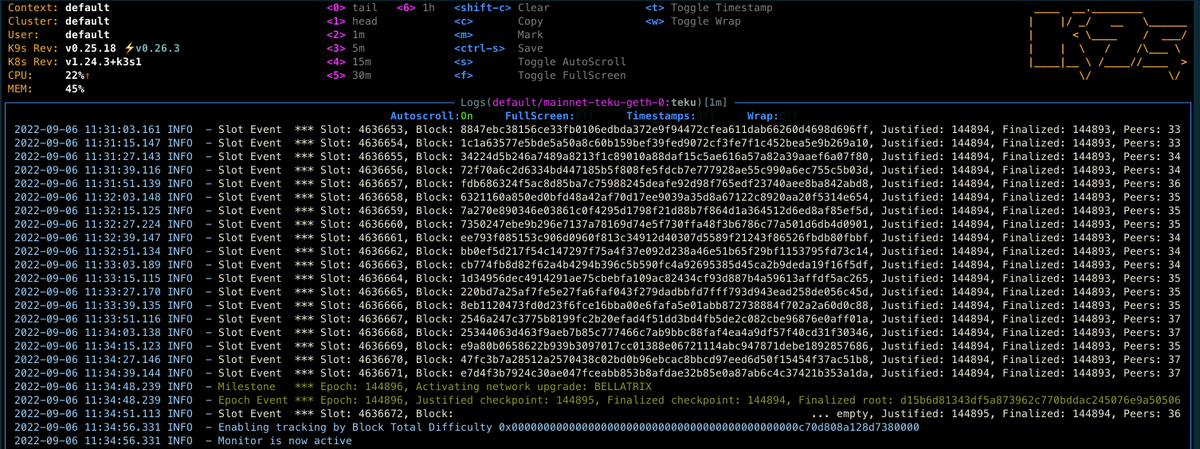 Bellatrix is live! We're in the endgame now #TestingTheMerge