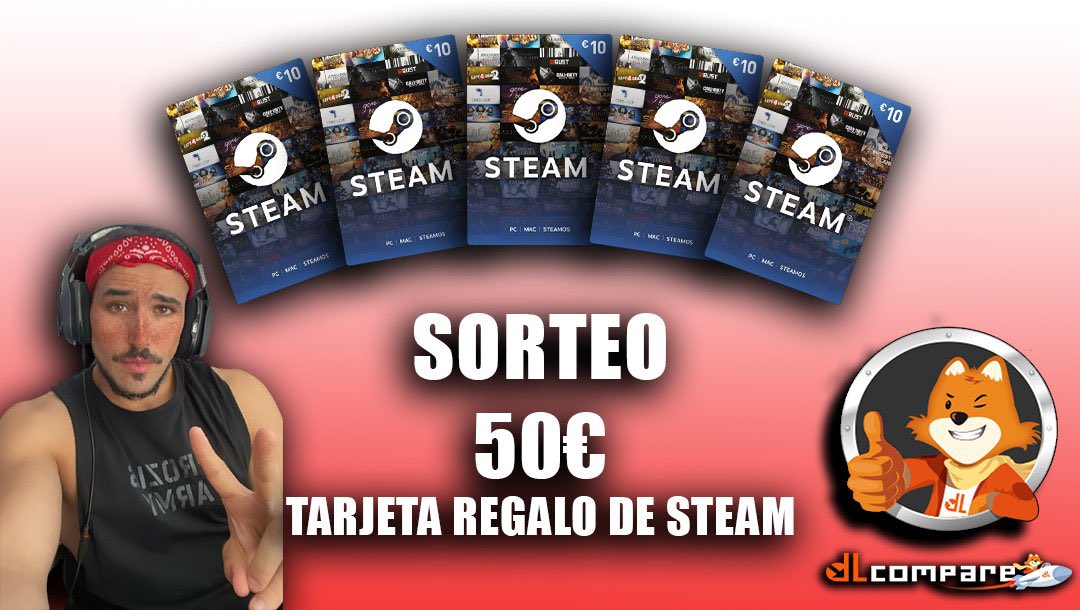 DaniKongi's tweet photo. 🎁 #SORTEO Tarjeta Regalo Steam 🎁

Aprovecha y hazte con una #Tarjeta #Regalo de #Steam en valor de 50€, gracias a https://t.co/QJbh0c2iPk !

✅ Sigue las cuentas de
 
@DaniKongi
 y 
@dlcomparees
 
🔁 RT/❤️ a este tweet.

Menciona a tu duo.

Finaliza el 19 de Septiembre. https://t.co/TtqZE78f3R