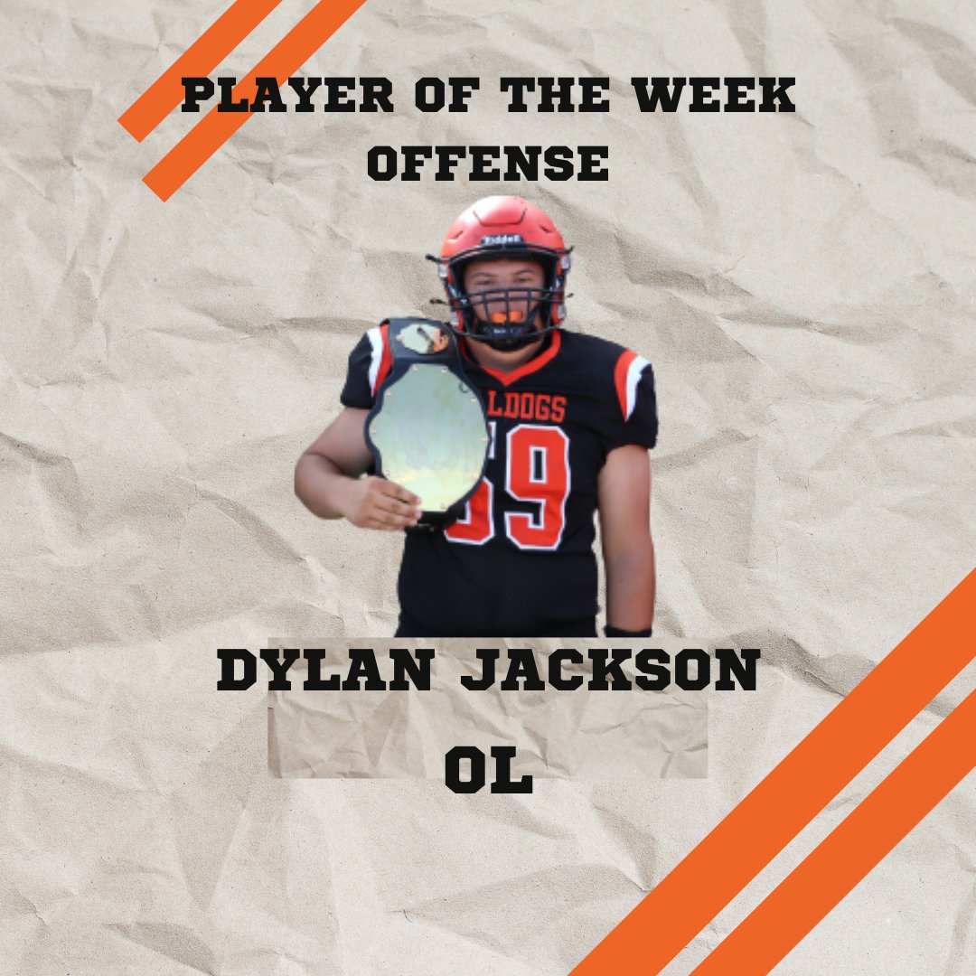 Offensive player of the week for week two.