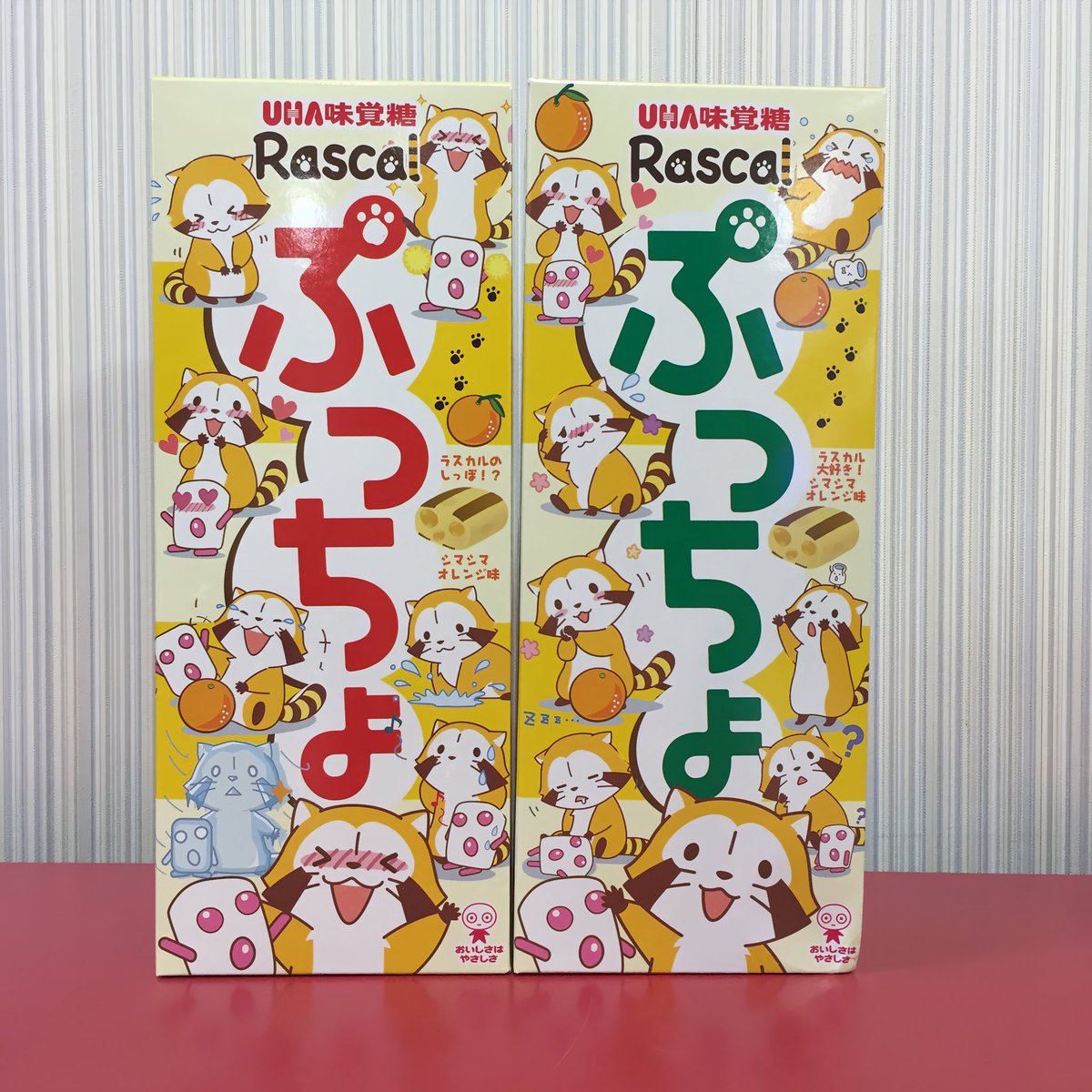 rascal_jr26's tweet image. らぷっちょ、また再販してくれないかミャ〜(*´ω`*)
可愛くて、箱とぷっちょ包んでた袋未だにありますw

 #ラスカル
 #ぷっちょ