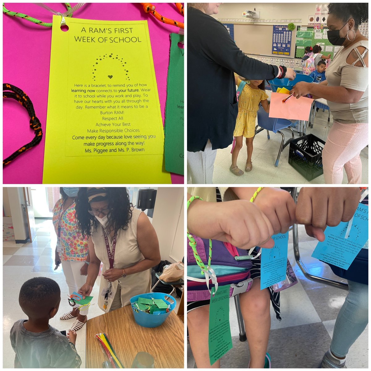 #BurtonRamPride | RAMS received friendship bracelets and reflected on #connections between learning and their future. | <a href="/piggee_t/">Tameko Piggee</a> <a href="/TBoss_BurtonES/">Dr. Tiffany Boss</a> <a href="/Burton_AP_Flynn/">Keith Flynn</a> <a href="/AKAFerrell_EdD/">Dr. Kimberly Ferrell</a> <a href="/ibpyp/">IB PYP</a> @IHeartCKH <a href="/DPS_Magnet/">DPS Magnet Programs</a> <a href="/DPS_Equity/">DPS Equity Affairs</a>