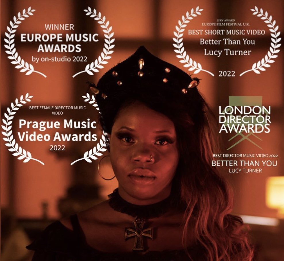 Our ‘Better Than You’ music video has won 4 awards! 🏆 A huge shout out and congratulations to everyone involved, especially to the team in Firestone Video and our amazingly talented director Lucy Turner! 🎬 #Awards #musicvideo #BetterThanYou