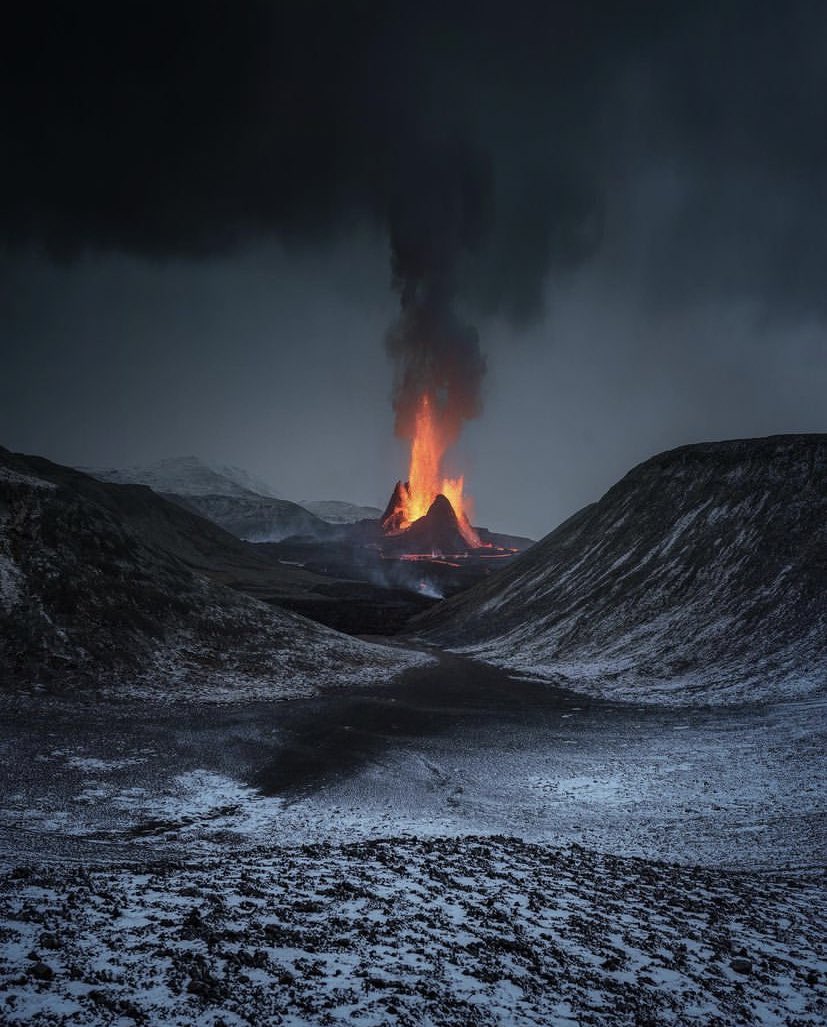 Volcanic eruptions in Iceland 🔥