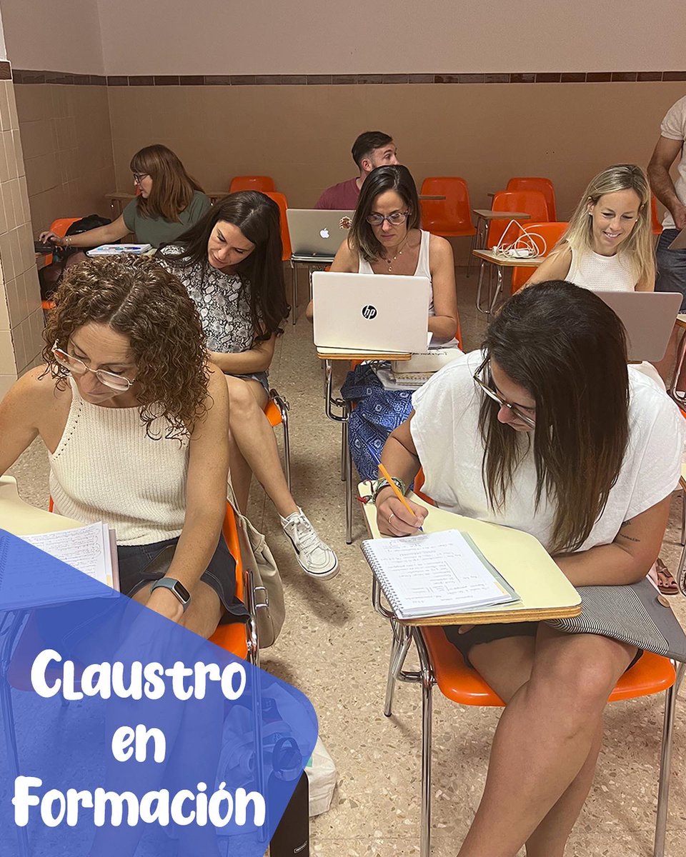 ColegioEngeba's tweet photo. ¡Estamos de vuelta! Los docentes del @ColegioEngeba hemos dado la bienvenida al nuevo curso escolar de la mejor manera posible... ¡formándonos para seguir mejorando! 
Gracias a @MarielSueca por todo lo que nos has enseñado y ayudado.
#LOMLOE #FormacionDocente https://t.co/1Gorxg7Mfi