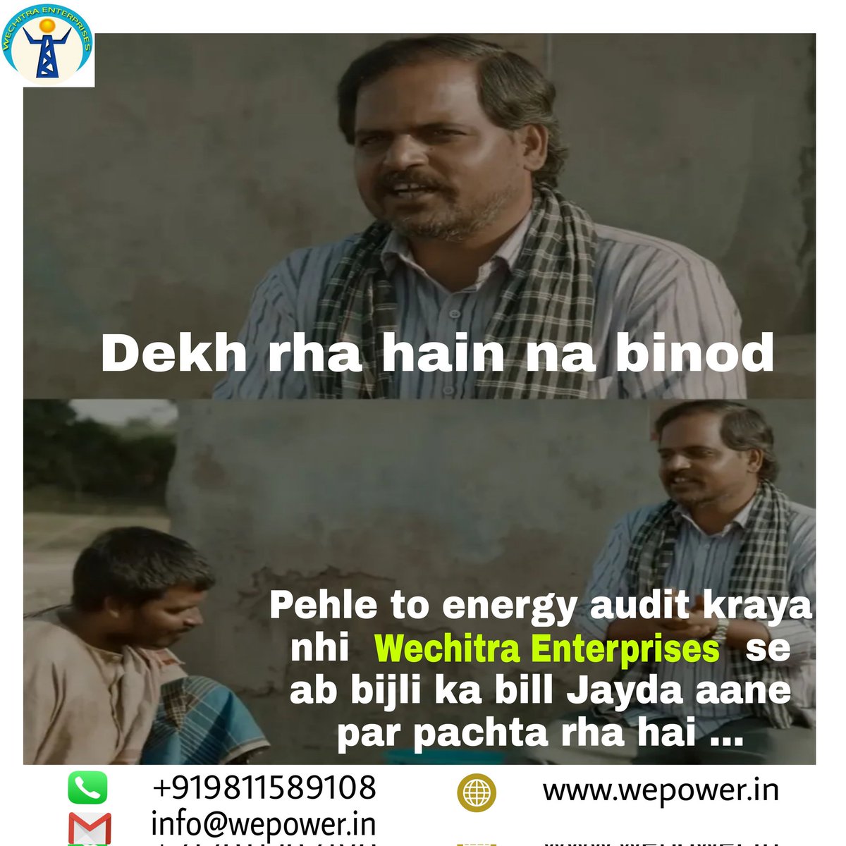 WechitraEntprse's tweet photo. Book your energy audit with Wechitra Enterprises 💡
#energyaudit
#electricalproject
#electricaldesigns
#solarenergy
#solardesigns
#solarconsultant
#electricalconsultant
#gosolar
#wechitraenterprises https://t.co/cXFwf7NANq
