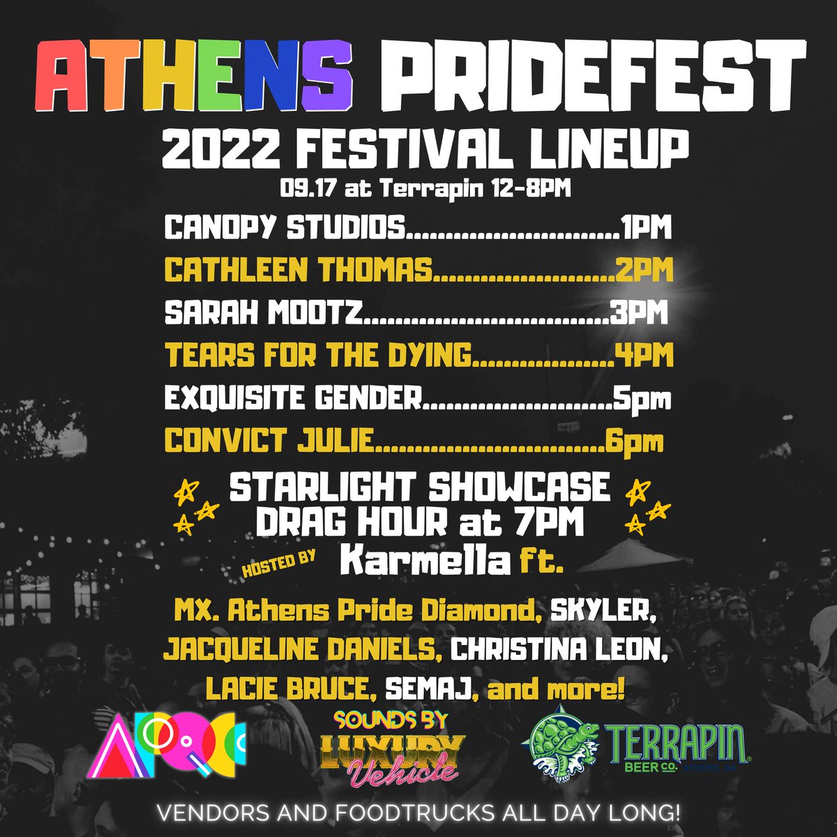 ExquisiteGender's tweet photo. Next up for @ExquisiteGender is Athens PRIDE Fest 2022 at The Terrapin Beer co. Saturday, Sept. 17th from noon to 8pm! We go on at 5pm. #athenspride #athensga #lgbtqia #supportlocalartists #supportoriginalmusic #supportlocalbands #loveislove #SolveForX #tolerance https://t.co/EuZKNEpvpU