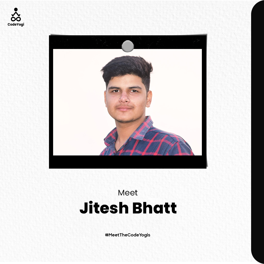 TheCodeYogi_'s tweet photo. "Believing in making the impossible possible, because there's no fun in giving up!"

This is the story of Jitesh Bhatt.

Follow @TheCodeYogi_ for more!

#CodeYogi #StriveForExcellence #MeetTheCodeYogis #freecourse #onlinecourse #learntocode #codingcourse #programming #coding https://t.co/wiCMvkValr