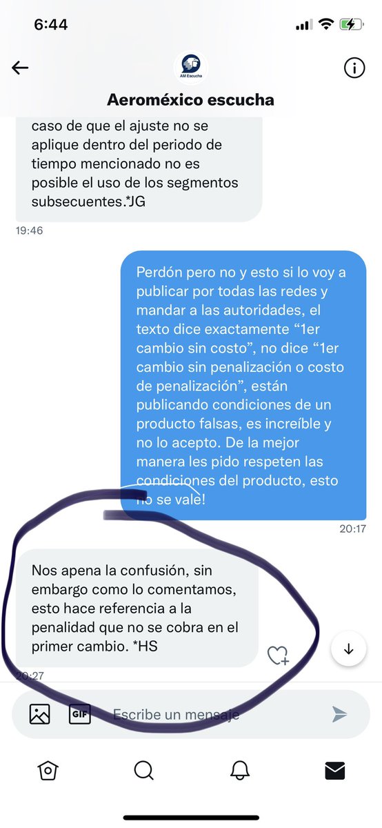 fercapetillo's tweet photo. @AM_Escucha  @Profeco @jerocreel @DonPanfleto  no hay confusiones ustedes dicen que no cobran el primer cambio y se necesita cambiar la ida !!! Deberían de responder como lo hacen los directivos de @flyvolaris @kikebeltranena que siempre ayudan a sus clientes y ven cómo apoyarlos https://t.co/r3KCZW0O3m