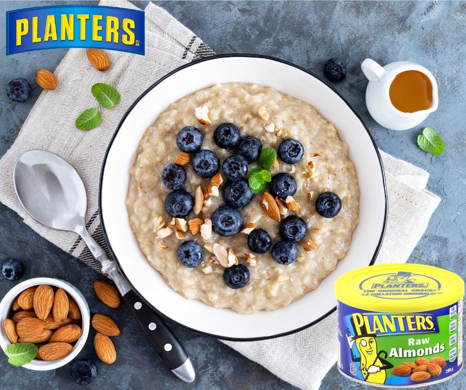 planterscanada's tweet photo. Cereal taste better when you add fruits and nuts like #PlantersAlmonds.
#WednesdayInspirational #PlantersCanada https://t.co/NTS1nS93sm