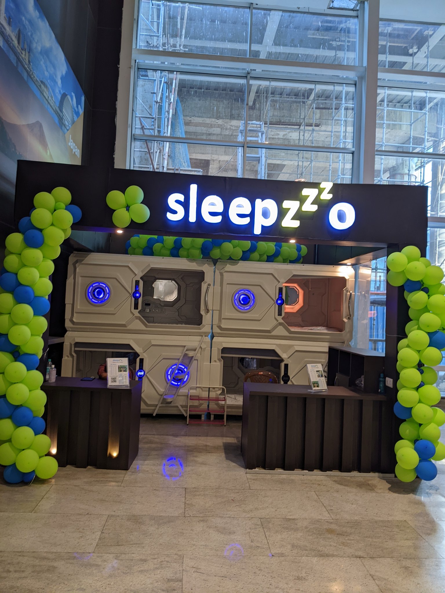 Sundar G on Twitter "Sleeping pod in Chennai airport. 600 Rs for 2