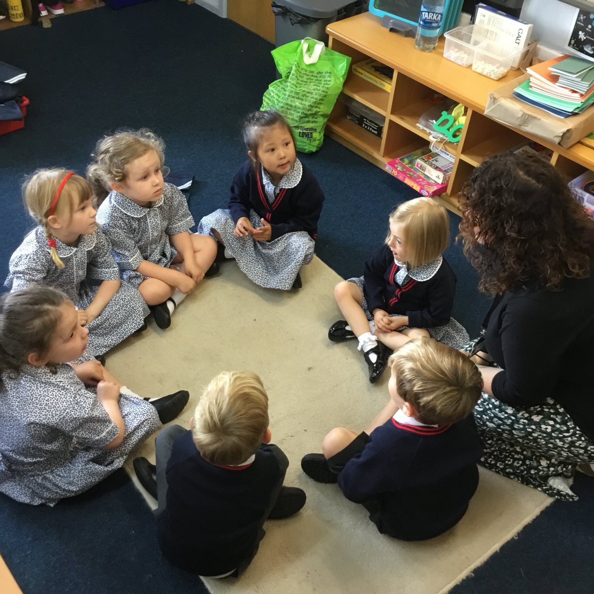 ShebbearCollege's tweet photo. A fantastic first day for our Reception children yesterday! #newschool #receptionclass #shebbearpreprep #firstdayofschool #startofterm #devonschool #education #eyfs https://t.co/mDtzQp0b3q