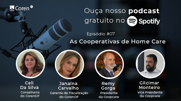Coren_DF's tweet photo. Nesta semana o podcast #DoseCerta vai tratar sobre AS COOPERATIVAS DE HOME CARE. Convidamos Celi Da Silva, Janaína Carvalho, Remy Gorga e Gilcimar Monteiro para dialogar sobre o assunto. Disponível no Spotify e no Youtube a partir desta quarta-feira (7). https://t.co/CUHIoLXbr2