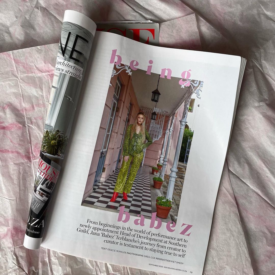 letterhead_is's tweet photo. In the latest issue of @HouseGardenSA, Gracie Winkler speaks to artist, curator and newly appointed Head of Development at Southern Guild gallery, @janababez, “You don’t have to choose one role,” she says. “You can be interdisciplinary." https://t.co/FMpqGeuU7G