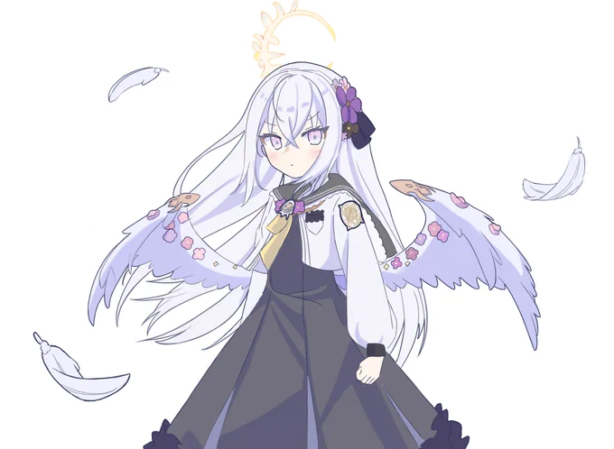 アズサ完成しました前にアンケートしてくださった皆さんありがとうございました〜(`・∀・') 