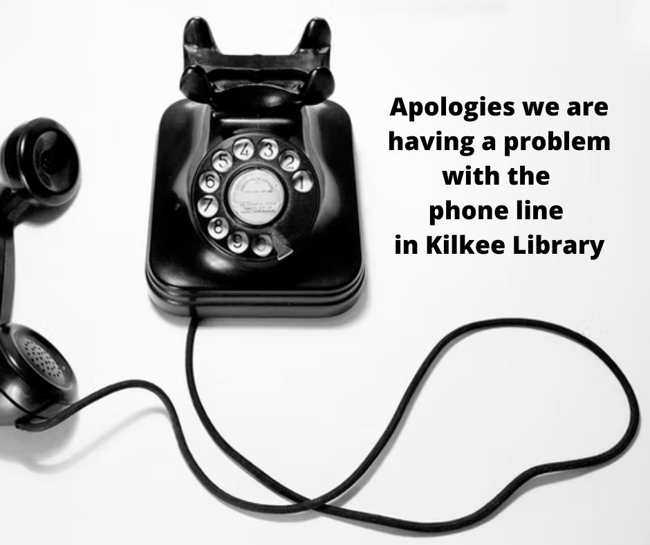 clarelibrary's tweet image. We are experiencing a problem with the phones in #KilkeeLibrary at the moment. You can contact us by email on kilkee@clarelibrary.ie  or get in touch with any Clare Library branch  for renewals or queries. 

clarelibrary.ie/.../library/br…