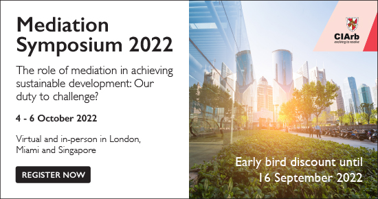 Book now: tinyurl.com/mrymf83m  
 
#CIArb #mediation #CIArbMediation #sustainability #legal