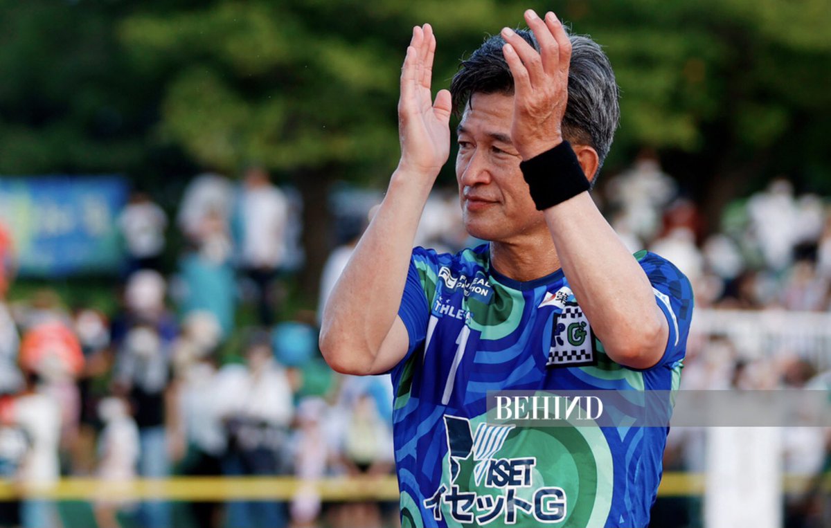 voshans's tweet photo. De 55-jarige Kazuyoshi #Miura voetbalde na ruim 3 maanden weer in het shirt van #Suzuka #PointGetters op het vierde niveau in zijn vaderland #Japan. ‘s Werelds oudste actieve #profvoetballer zegevierde met zijn club over het door Johan #Cruijff geïnspireerde #Veertien #Mie (2-0). https://t.co/kKK2Mf9hKW