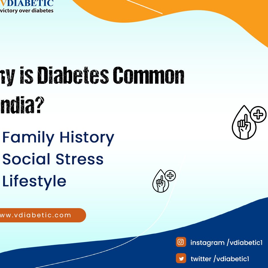 vdiabetic1's tweet photo. Why is Diabetes Common in India?
Family History
Social Stress
Lifestyle
.
.
.
.
♥️ Follow @vdiabetic1 for healthy tips.
#diabetespatients #diabetesrecipe #diabetessession #diabetesworkshop #diabetesexpert #typetwodiabetes #diabeticrecipes #diabetesawarenessmonth #diabetescare https://t.co/n4ePSOKwxJ