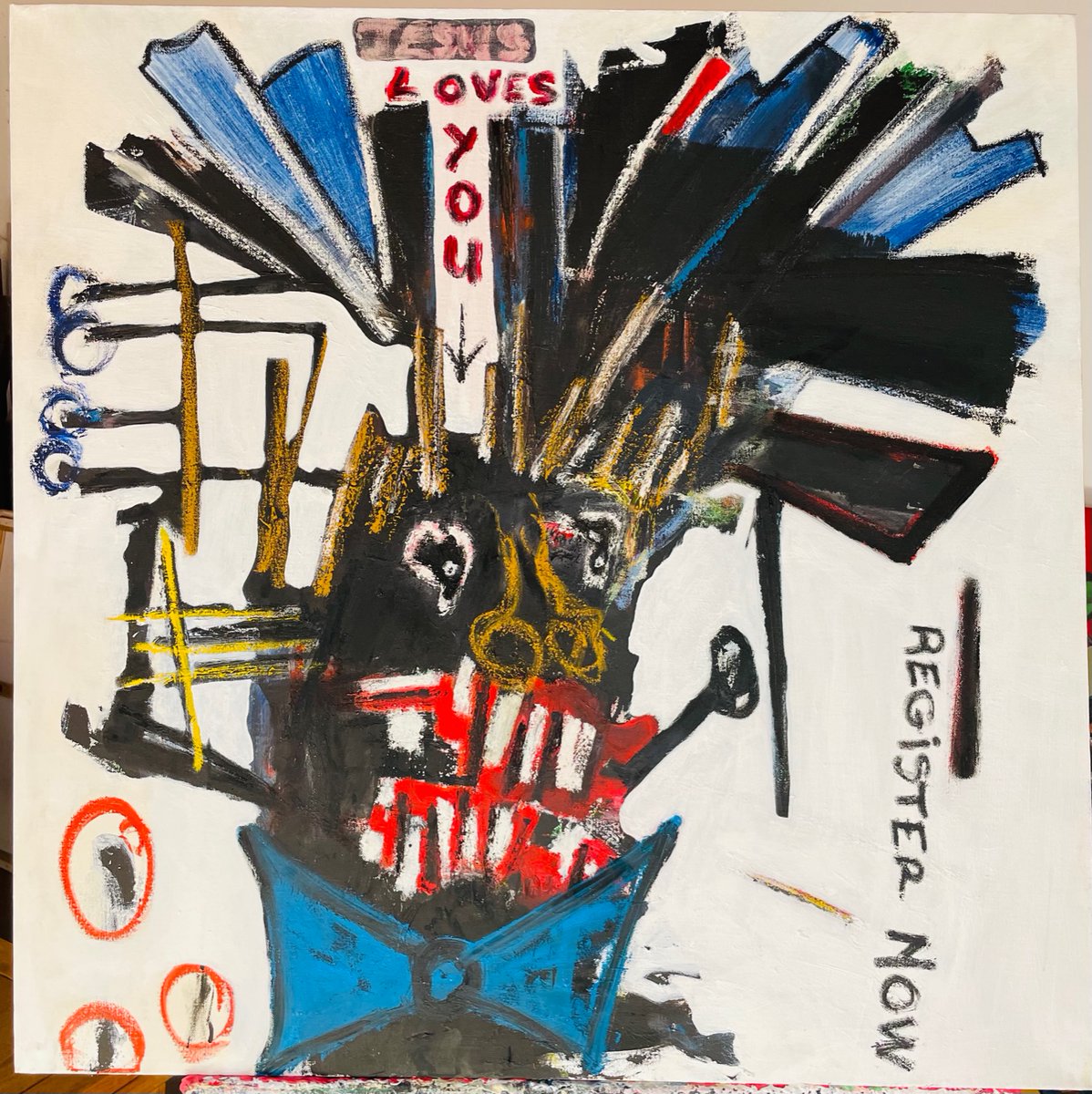 Cicama_2's tweet photo. Register Now - 36 x 36 in' (91.4 x 91.4 cm). Acrylic, Oil 
#kunst #art #oilstick #oilpainting https://t.co/CFRVrU70P3