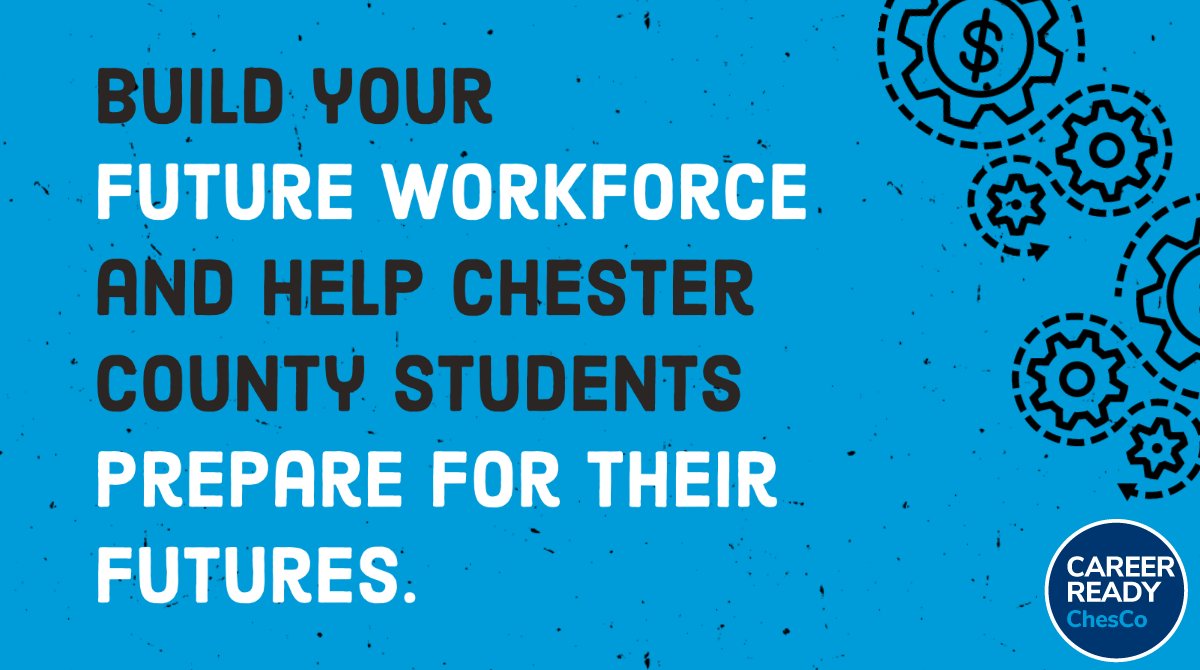 Career Development + Workforce Development = Economic Development in #ChesCo! As a community, we have the opportunity to provide career experiences to over 130,000 Chester County students to help shape their career decisions. More here: careerreadychesco.org #CareerReadyChesCo