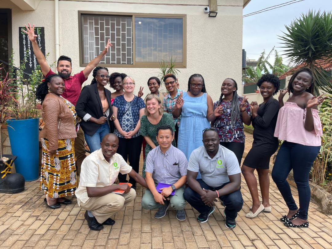 FemmeForteUg's tweet photo. We R undertaking a 6yr #standUpProject that will be promoting access to enjoyment of #SRHR / #SGBV services 4 the maginalized, so we hosted the team from @GAC_Corporate @OxfaminUganda @OxfamCanada ahead of the implementation phase.
#imagineCreateTeach #IAmFemmeForte #SafeZoneUg https://t.co/RLkAeoBwjm