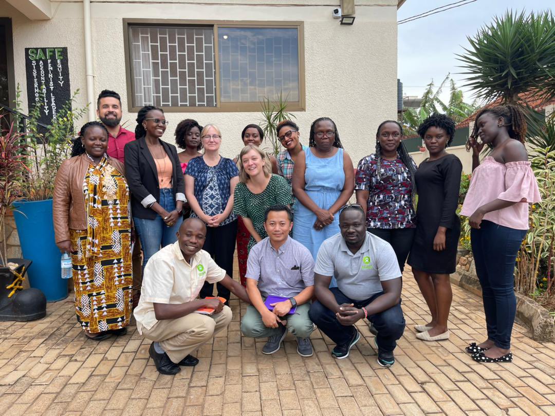 FemmeForteUg's tweet photo. We R undertaking a 6yr #standUpProject that will be promoting access to enjoyment of #SRHR / #SGBV services 4 the maginalized, so we hosted the team from @GAC_Corporate @OxfaminUganda @OxfamCanada ahead of the implementation phase.
#imagineCreateTeach #IAmFemmeForte #SafeZoneUg https://t.co/RLkAeoBwjm