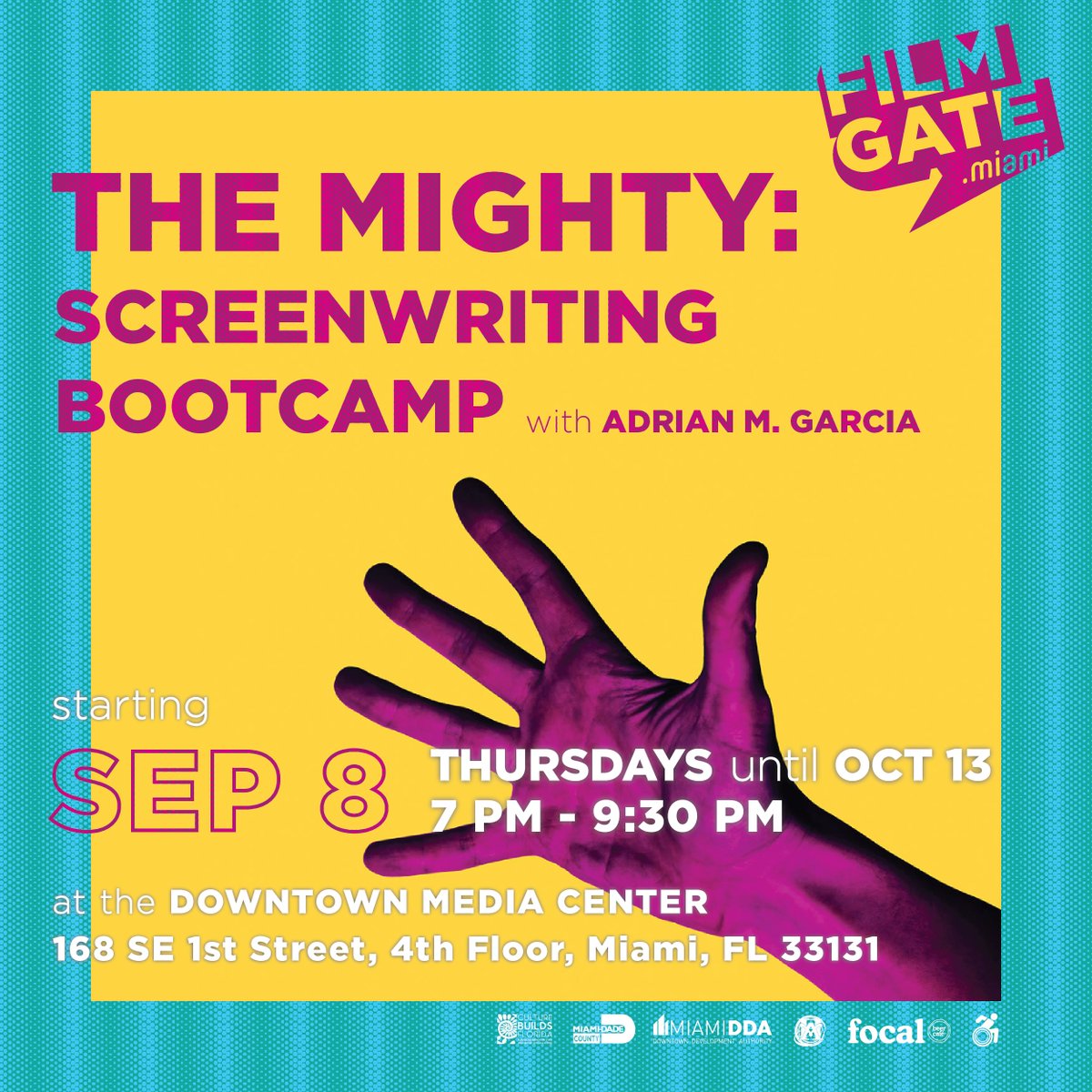 filmmiami_'s tweet photo. FilmGate Miami is a local organization with a mission to cultivate talent and promote innovation from within Miami-Dade's evolving film and media industry. #Filmgate @FilmgateMiami
For more info visit https://t.co/Wz4UcCyjEj https://t.co/Qc8vXiNH71