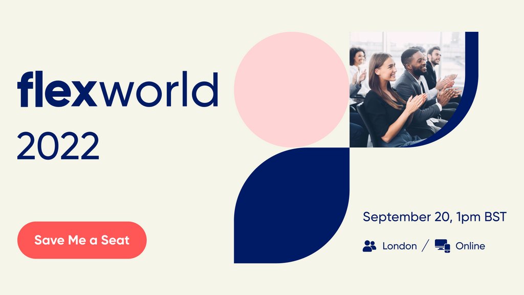 👥/💻 This September 20 at #flexworld2022, our partners <a href="/officernd/">OfficeRnD</a> will talk about the cross-section between #coworking spaces and #hybrid workers. Join in person in London OR online. Registration is now open! Save your seat today: l8r.it/QiUt