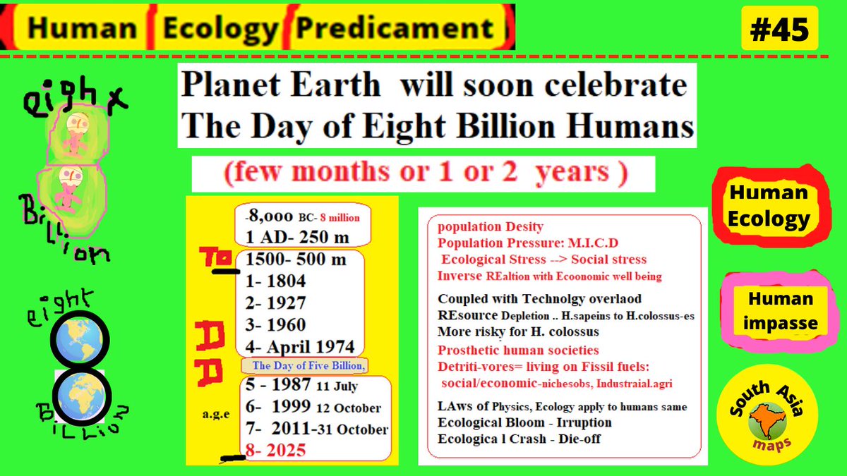 indiamaps2's tweet image. British imposed #Paramountasy on, Wadayar &amp;amp;Raja lived in Mysuru, British placed Resident in cooler #HillStation Bangalore ~1000m. There was lot of forests in that area on Balaghat. Now #HumanRedundancy  (11m inBlore) #HabitatDestruction playing  imp  role

youtu.be/0jJjsopvad4