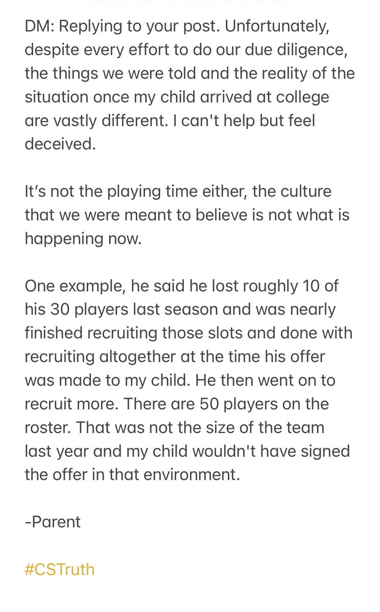 ImCollegeSoccer's tweet photo. The ugly business side of College Soccer.

Unfortunately a lot of you will be roster fillers. Just another number to help the soccer program and school. 

You won’t know it, but there’s a good chance the college coach does. 

#CSTruth https://t.co/w2MQIdXysj