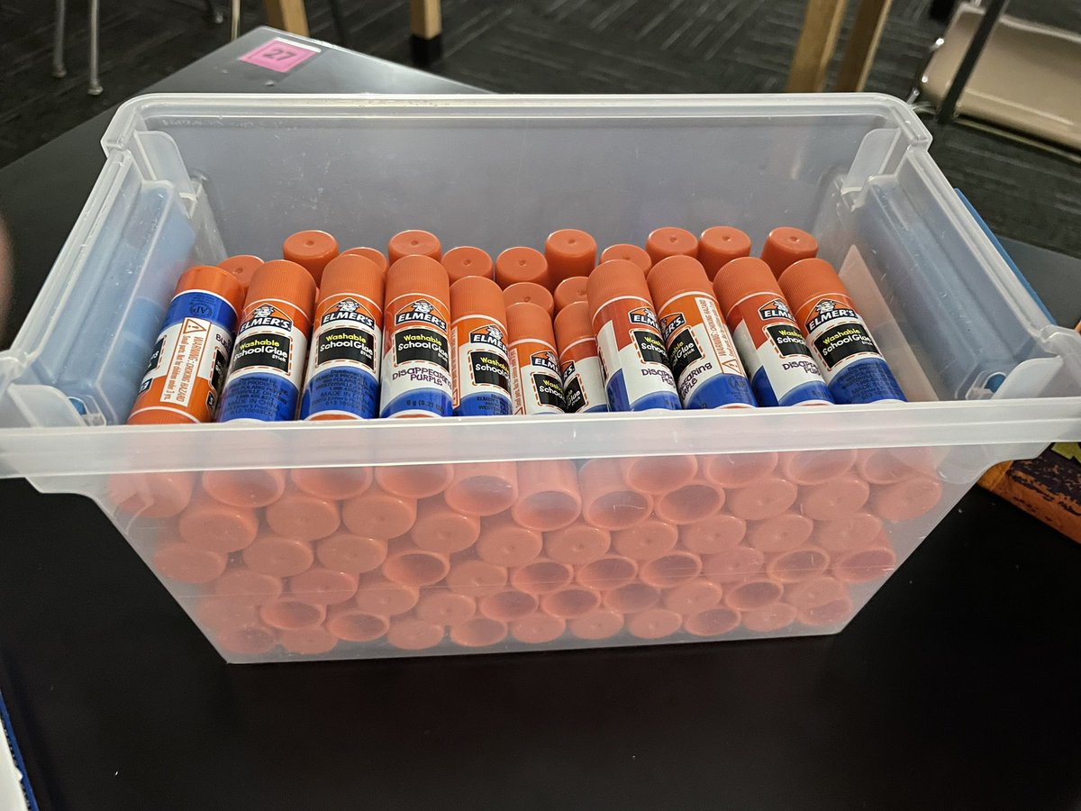 LauraKnight314's tweet photo. I could use an @Elmers sponsor!! This glue will be gone before you know it! #middleschool #mathteacher #interactivenotebook https://t.co/FlvUmeMtV8