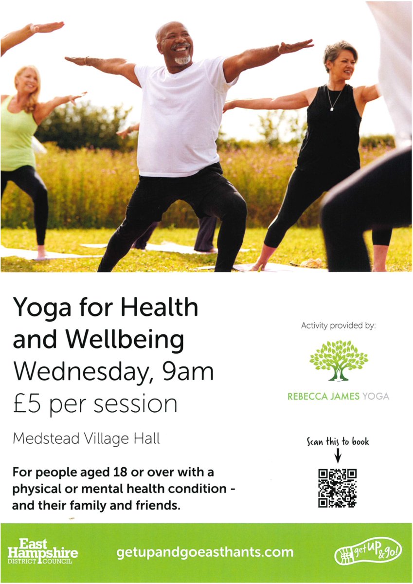 JosephMuller03's tweet photo. Yoga sessions (amongst many others) for individuals living with mental or physical health conditions. Visit https://t.co/yt1zKrRKFA to book now #medstead @yogayurt @medsteadpc https://t.co/MkK6tpankx