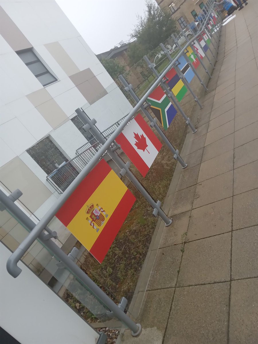 It's a 'wrap', another project completed by @SteadTony 71 flags represents 71 nationalities here at the Trust. #embracingnationalities #whereisyours @Mel_Pickup @BTHFT @samanthajanexx