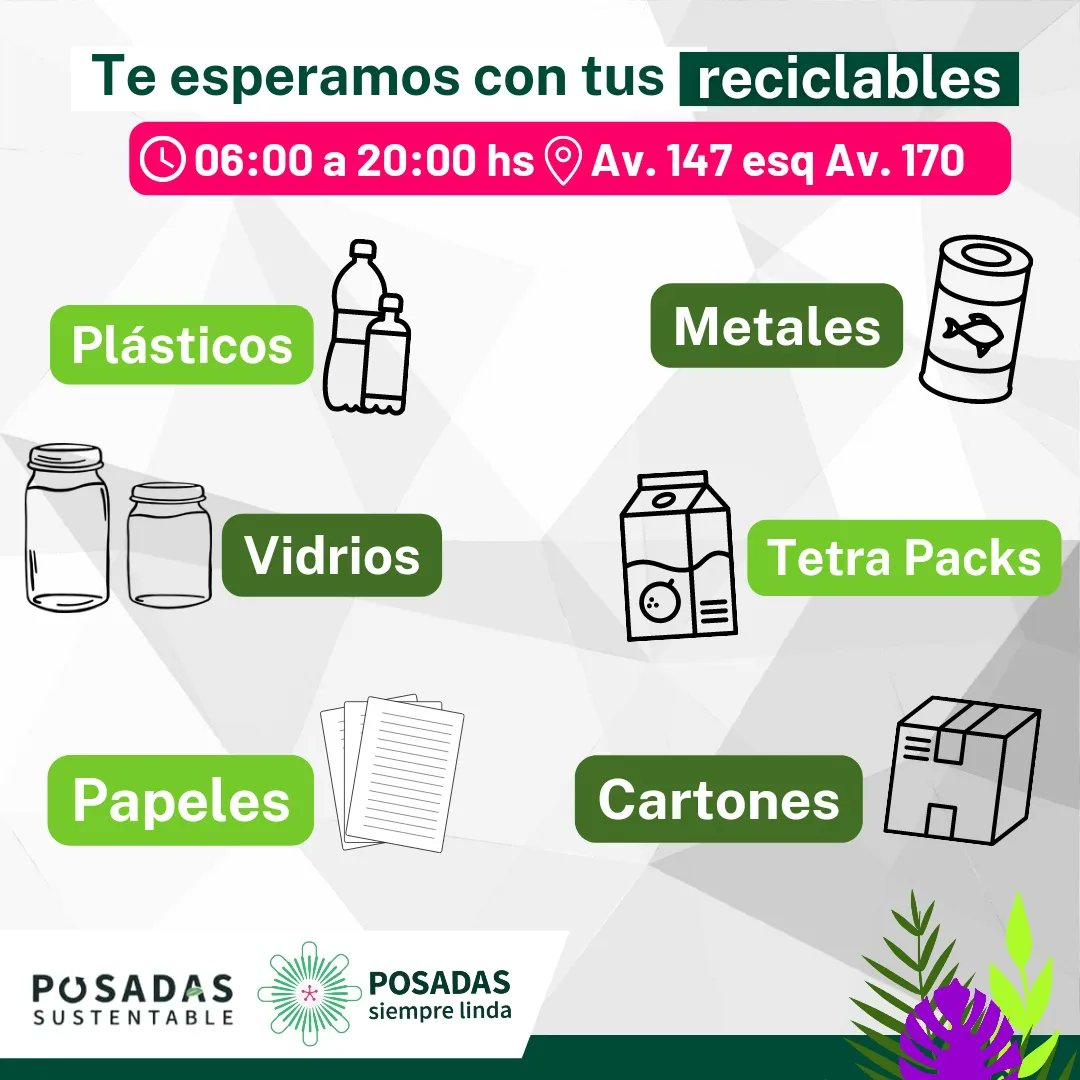 delegacionIMO's tweet photo. #EcoPuntoIMO ♻️ Desde ahora, nuestros responsables ambientales te esperan con tus reciclables de 06:00 a 20:00 hs.
Una #PosadasSustentable es una #PosadasSiempreLinda y la construimos entre todos y todas! https://t.co/9z6FZXJkoO